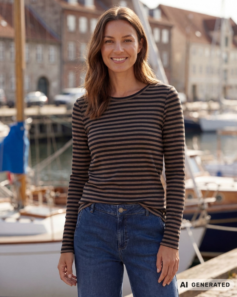 Prepair Beatrice T-Shirt Sort / Brun