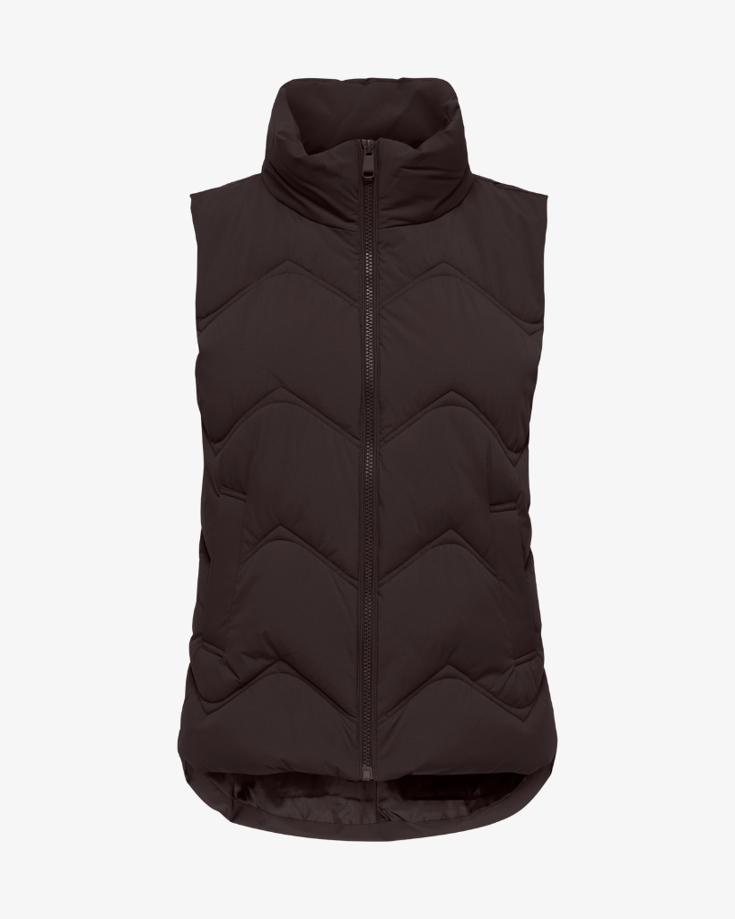 JDY Power Vest Brun