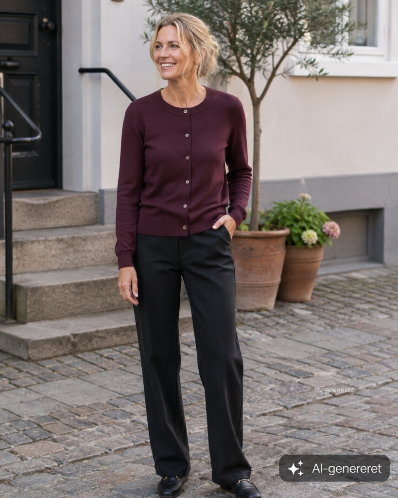 Soft Rebels Marla Cardigan Vinrød