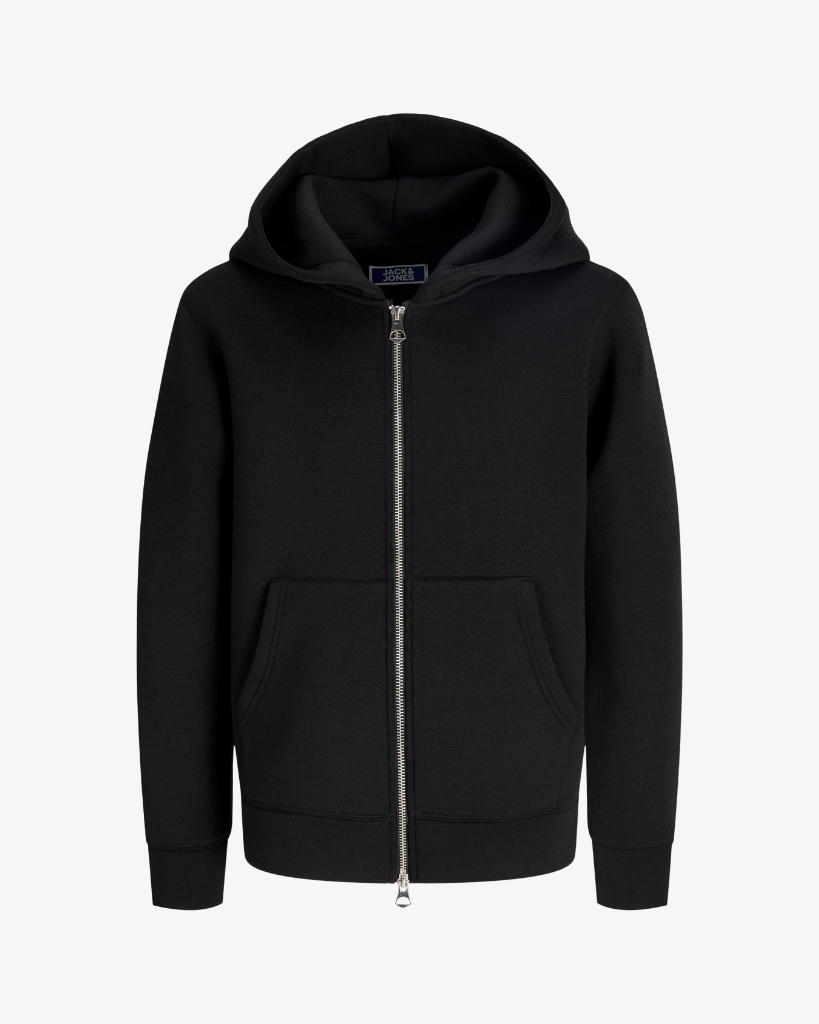 Jack Jones Scuba Zip Hoodie Sort Jr