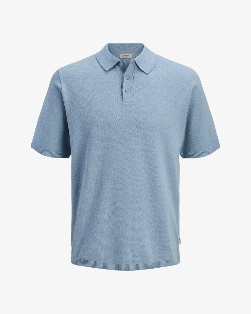 JJ Rebel Callum Strik Polo Blå