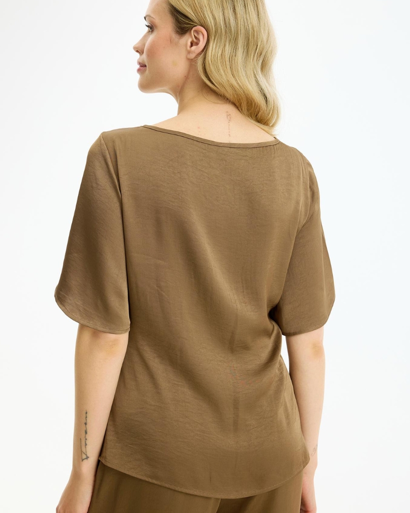 In Front Faye Bluse Brun