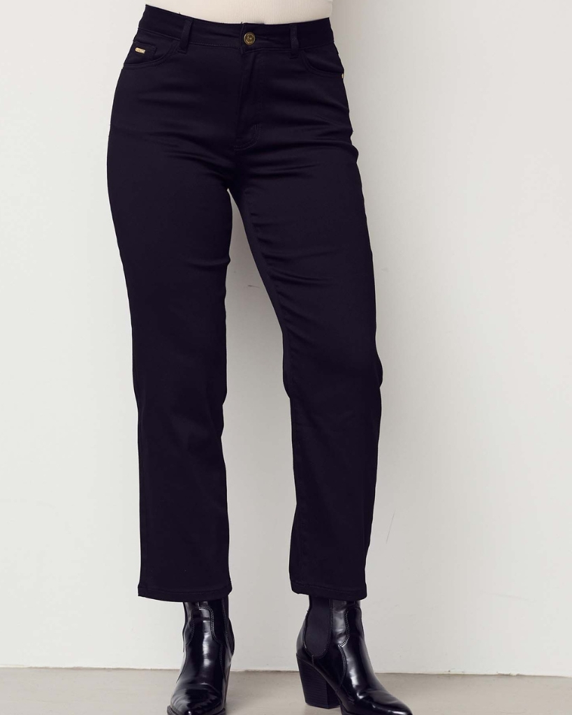 Isay Lido Straight Jeans Sort