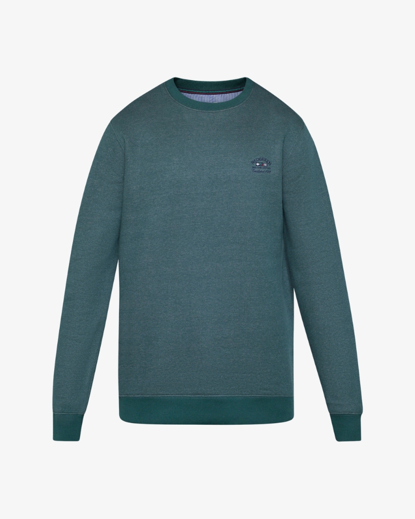 Redgreen Floyd O-Neck Sweatshirt Mørkegrøn