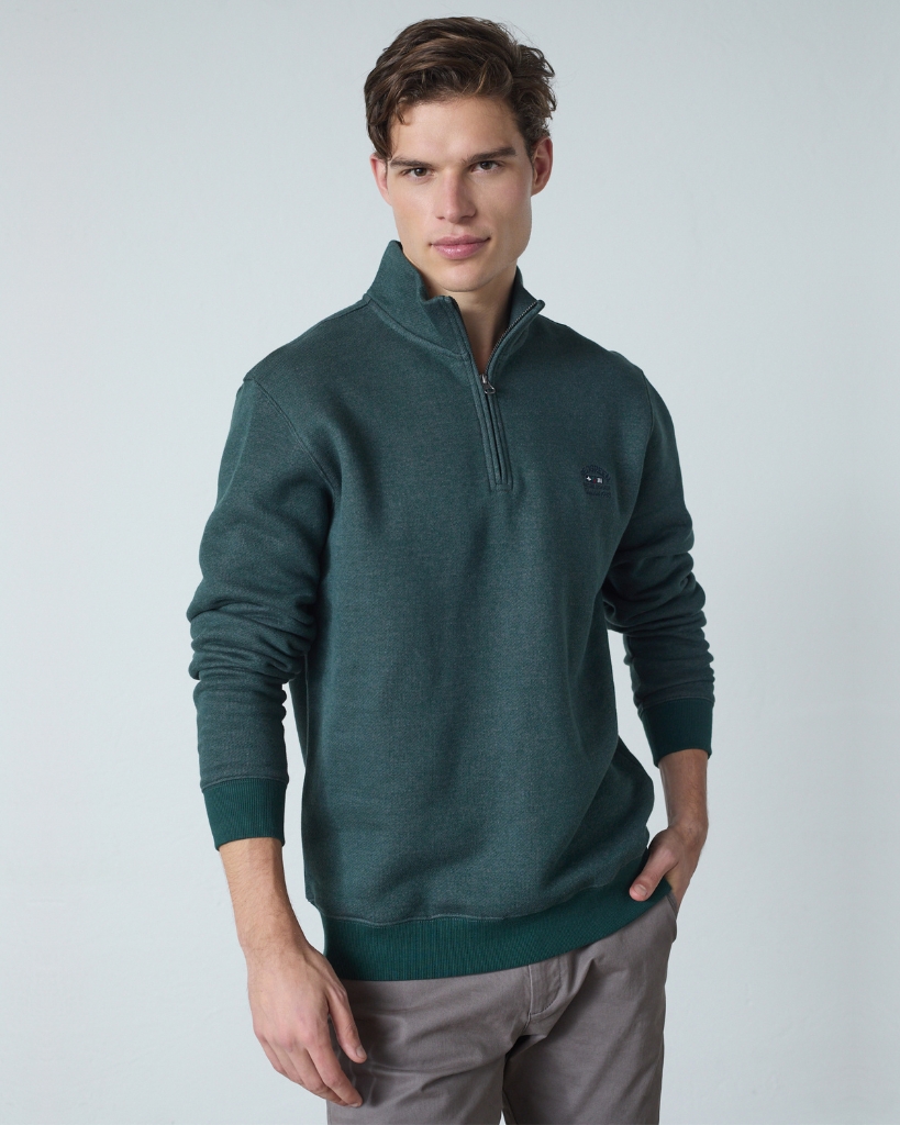 Redgreen Flynn Half-Zip Mørkegrøn