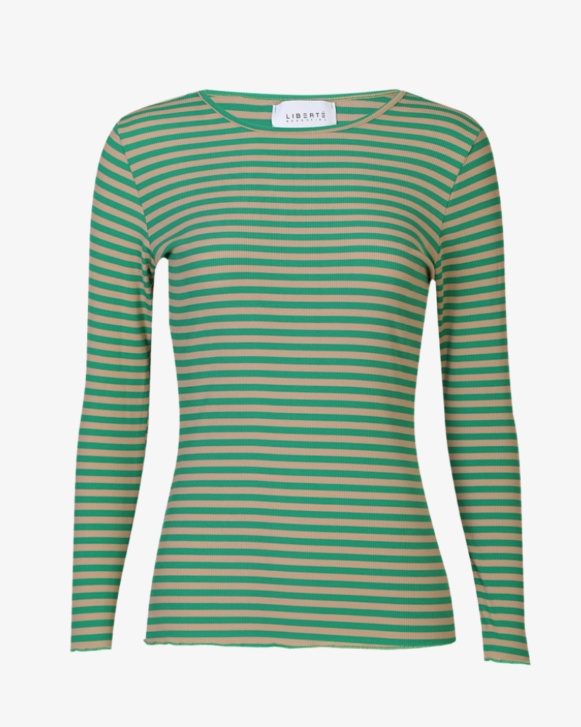 Liberte Natalia T-shirt Grøn/Sand