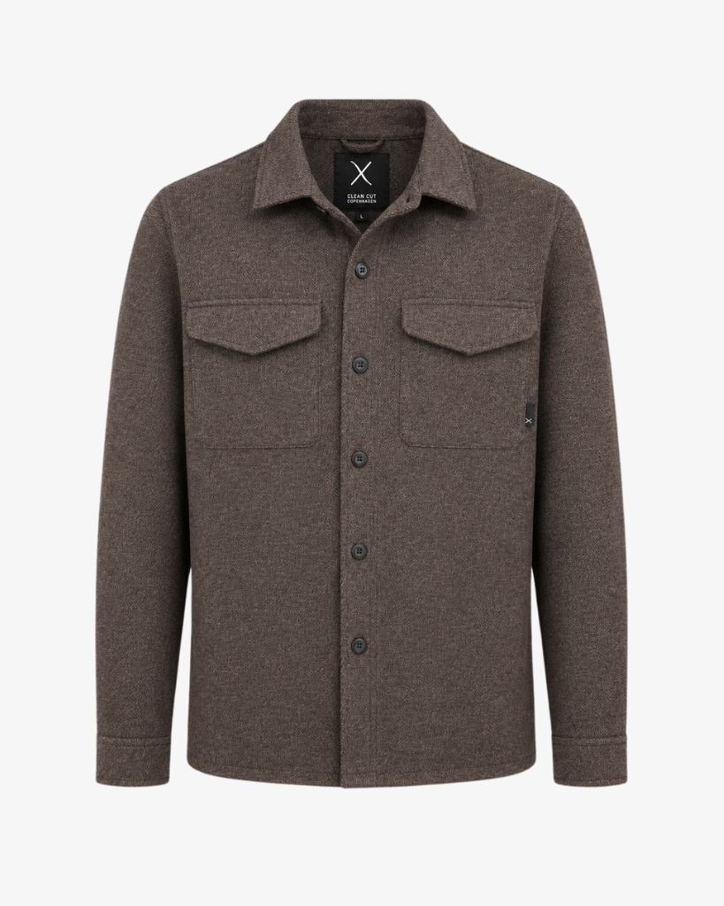 Clean Cut Ditlev Overshirt Mørkebrun