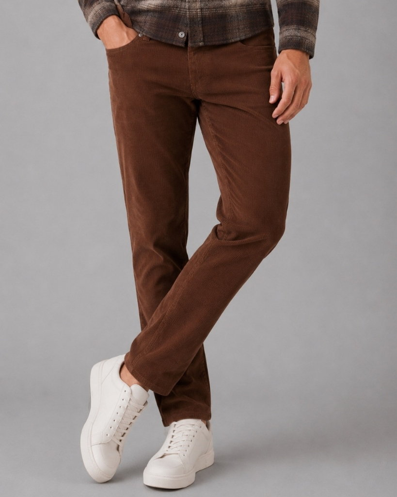 Clean Cut London Corduroy Bukser Brun
