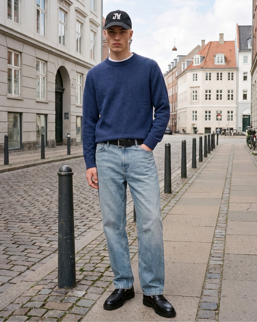 Jack Jones Ollie Strik Navy