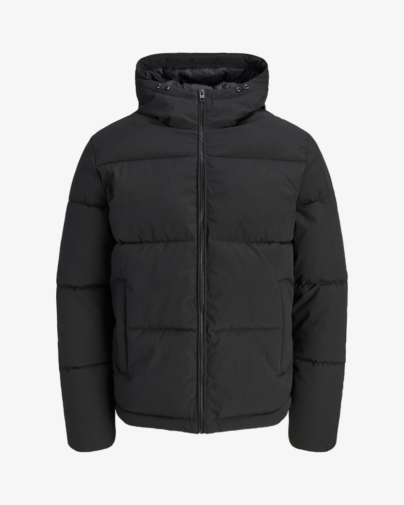 Jack Jones Galaxy Puffer Jakke Sort