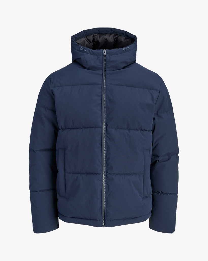 Jack Jones Galaxy Puffer Jakke Mørkeblå