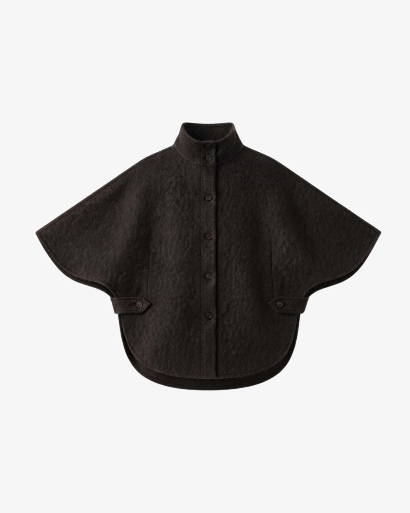 Kopenhaken Isla Poncho Mørkbrun