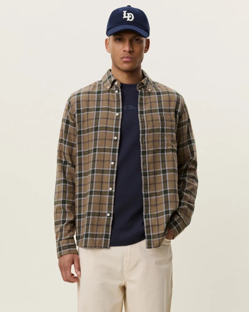 Les Deux Vintage Check Skjorte