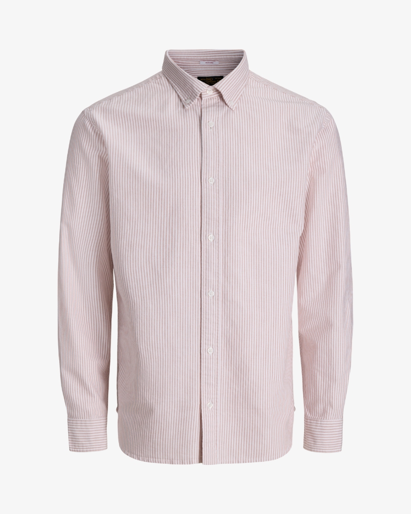 Jack Jones Harvey Oxford Skjorte Lyserød