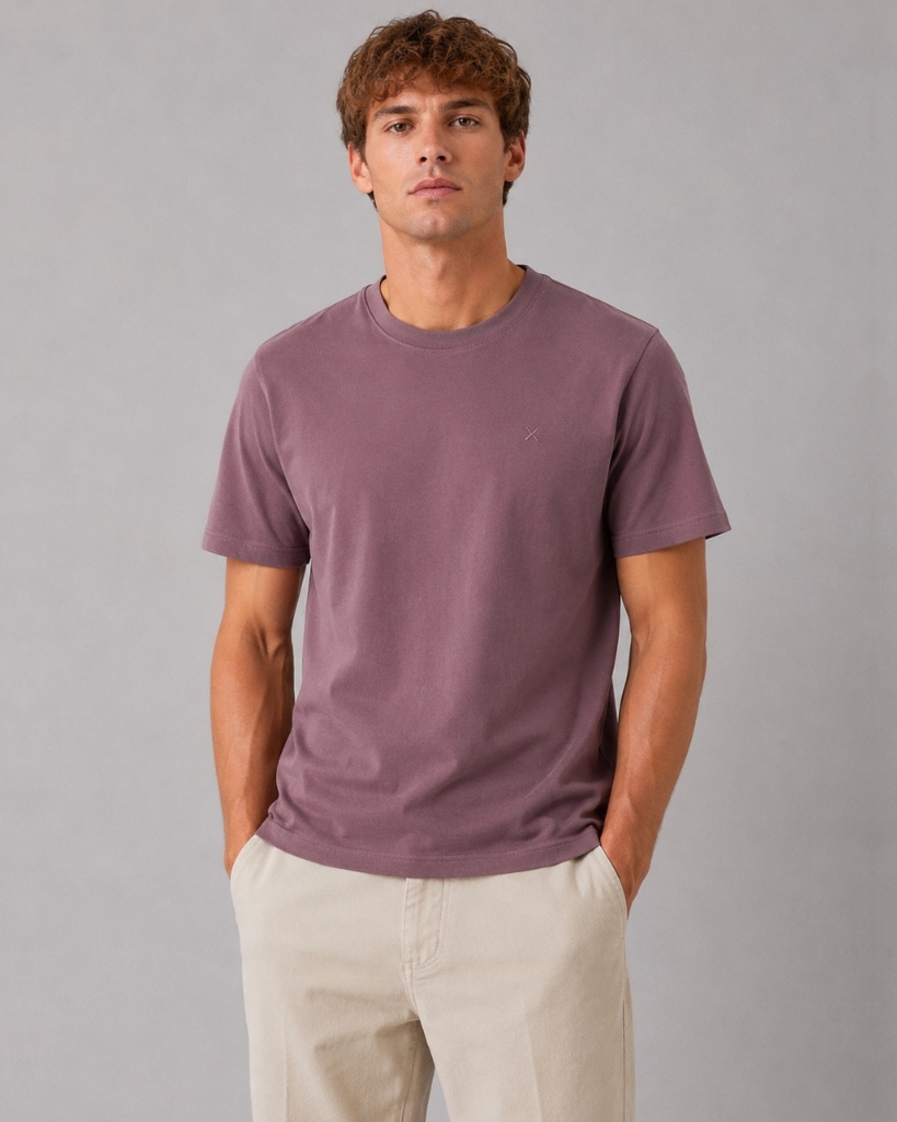 Clean Cut Stable T-Shirt Lilla