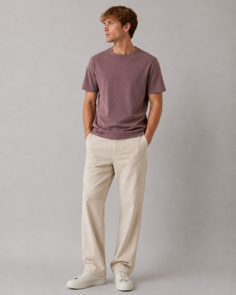 Clean Cut Stable T-Shirt Lilla