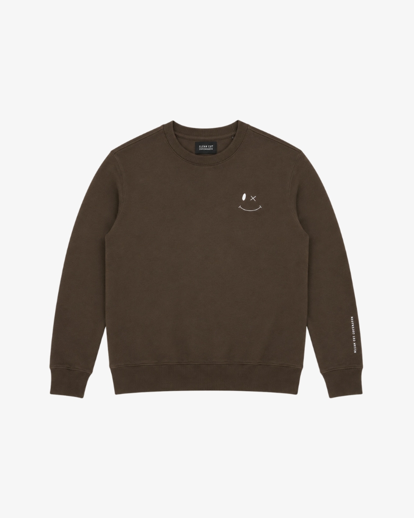 Clean Cut Patrick Sweatshirt Mørkebrun
