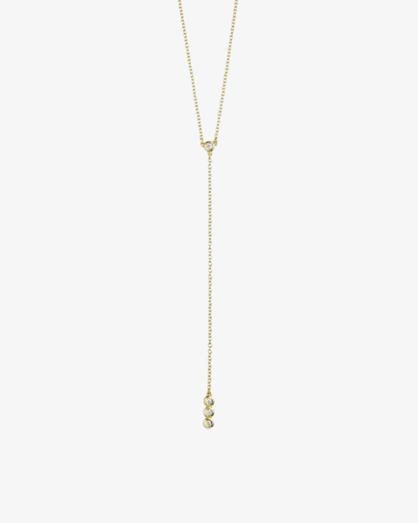 Pure By Nat Camelia Y-Halskæde Guld