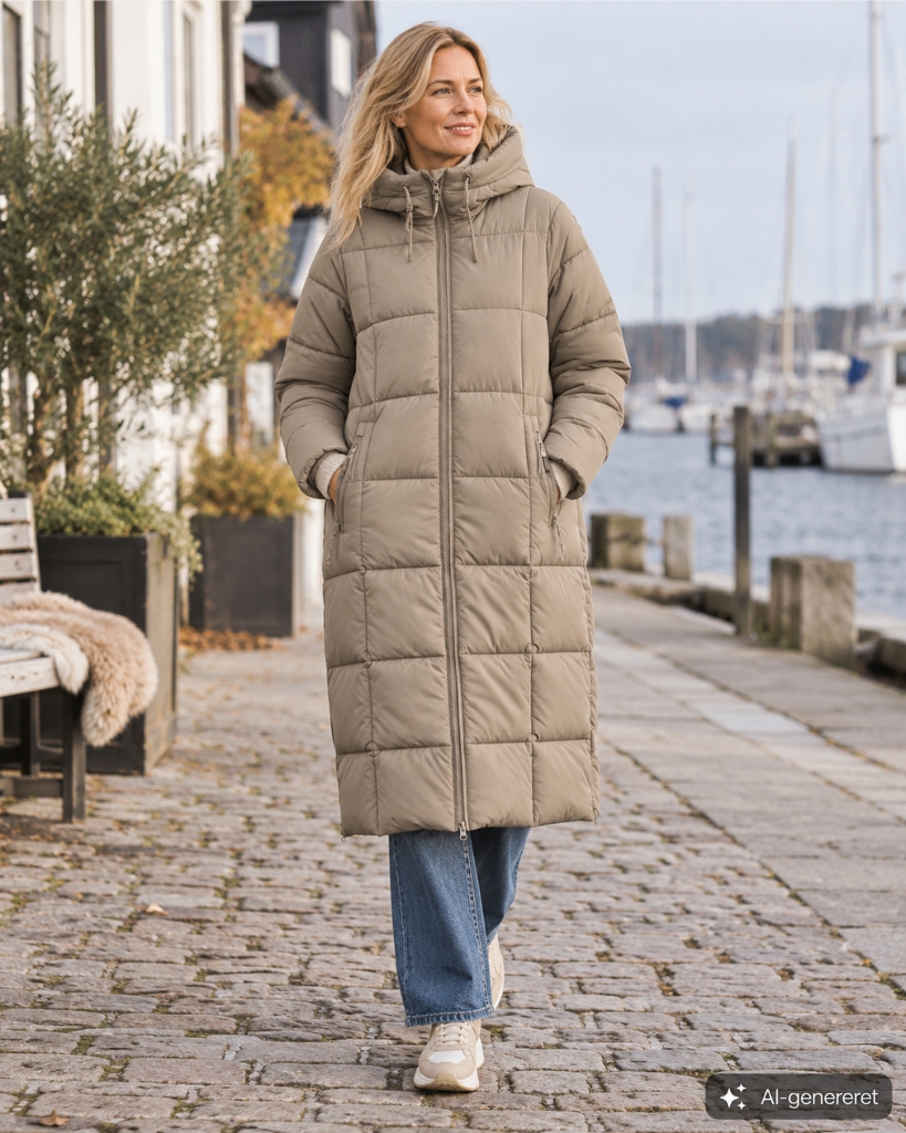 Kopenhaken Breeze Lang Jakke Beige