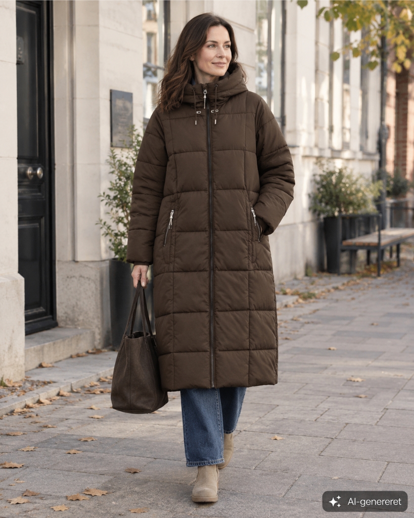 Kopenhaken Breeze Lang Jakke Brun