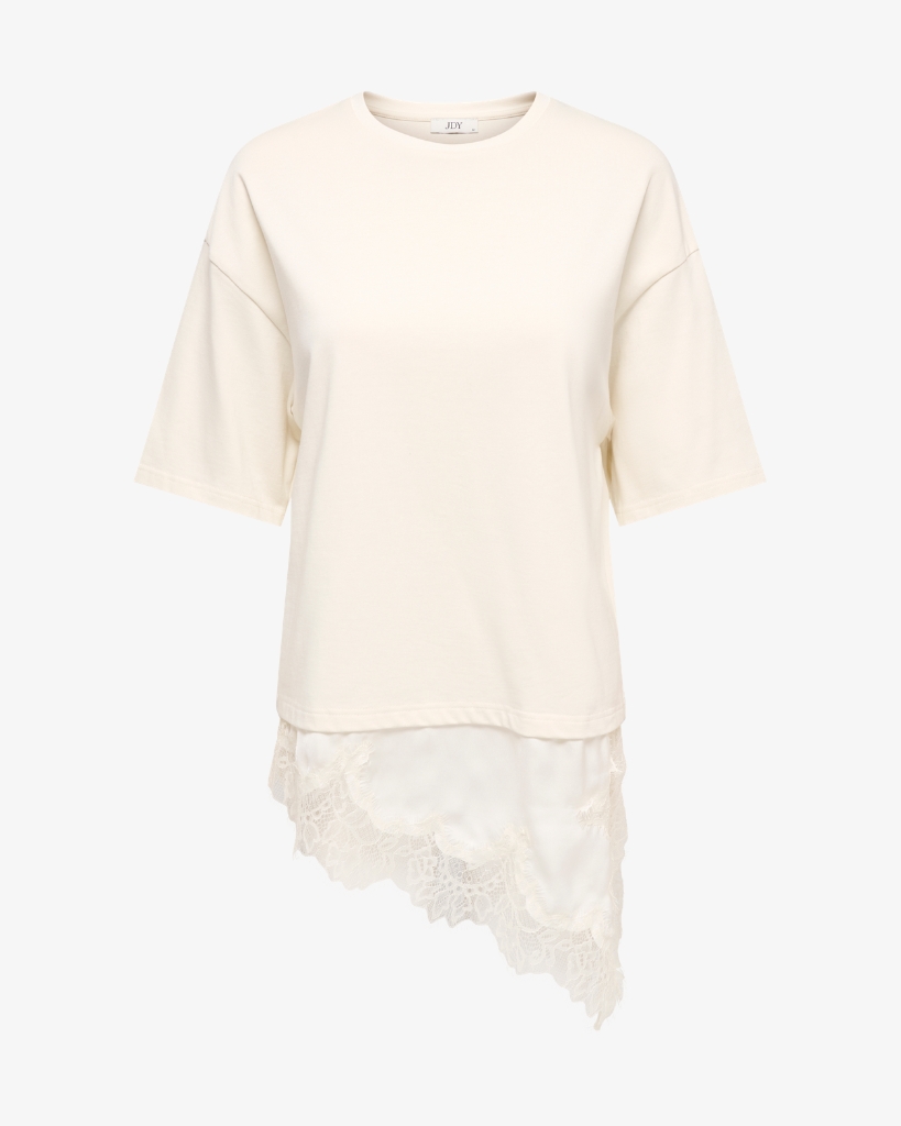JDY Alma Lace Bluse Offwhite