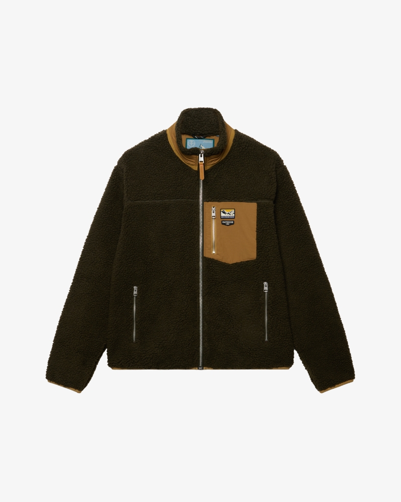 Superdry Mountain Fleece Jakke Brun