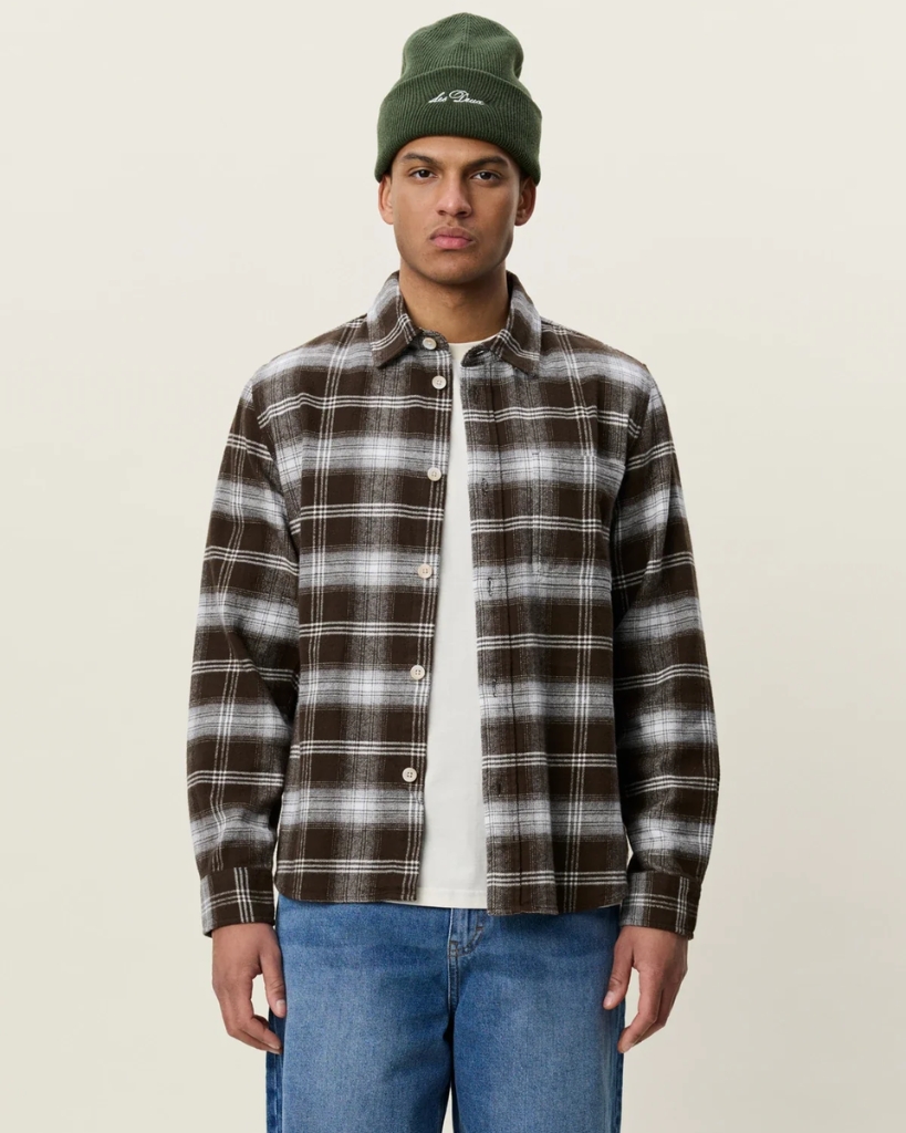 Les Deux Check Flannel Skjorte