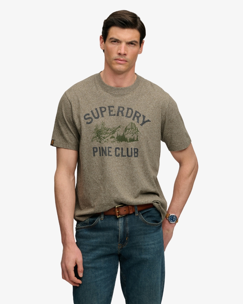 Superdry Wild Frontier T-Shirt Oliven