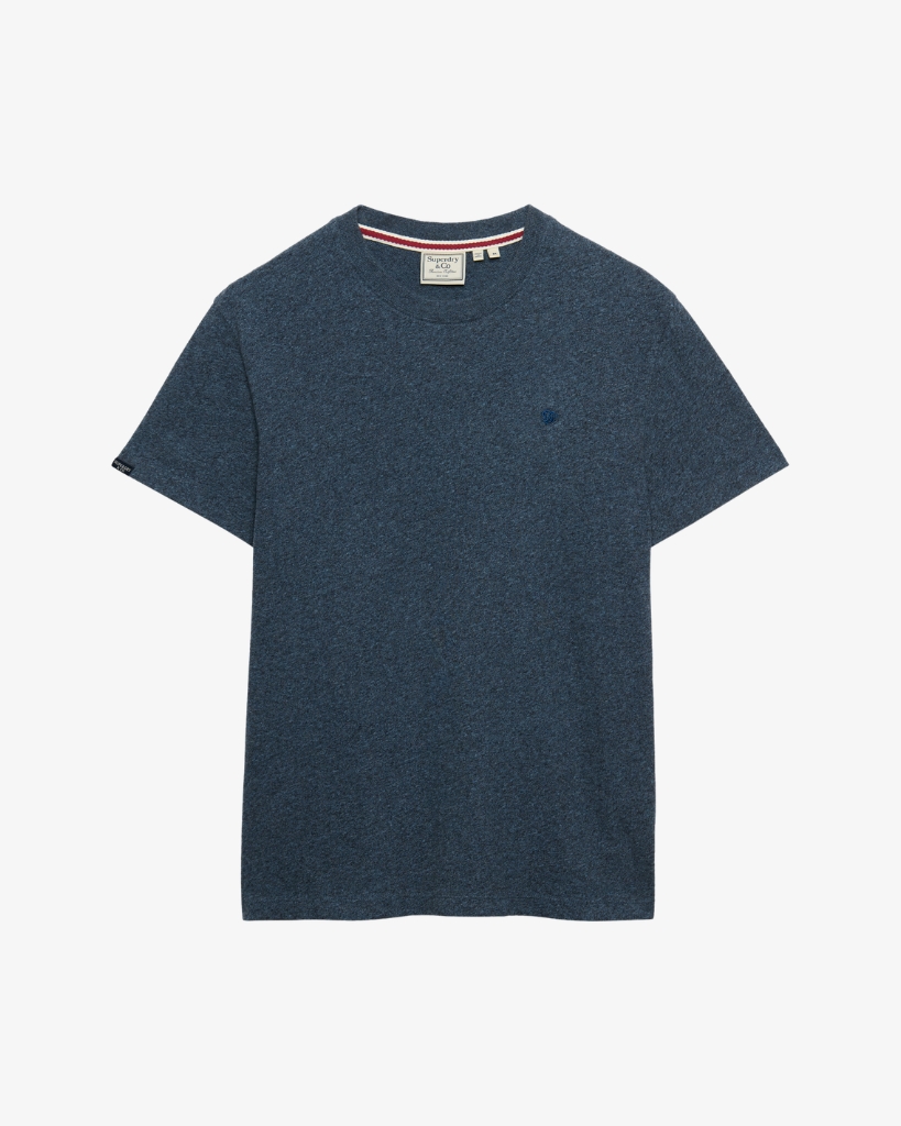 Superdry Embroidered Logo T-Shirt Blå