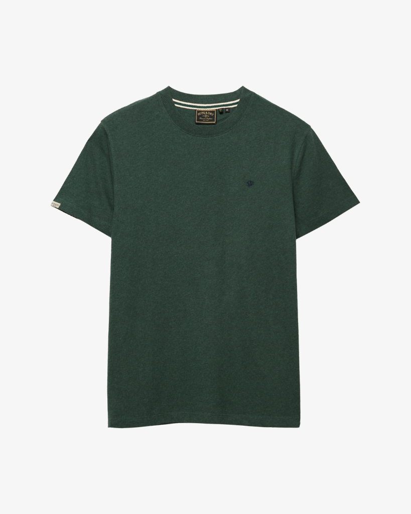 Superdry Embroidered Logo T-Shirt Mørkegrøn