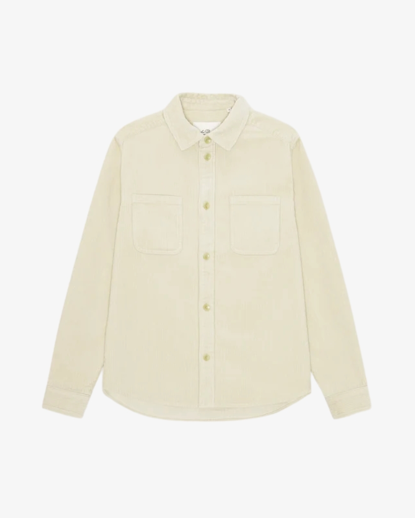 Les Deux Corduroy Overshirt Creme