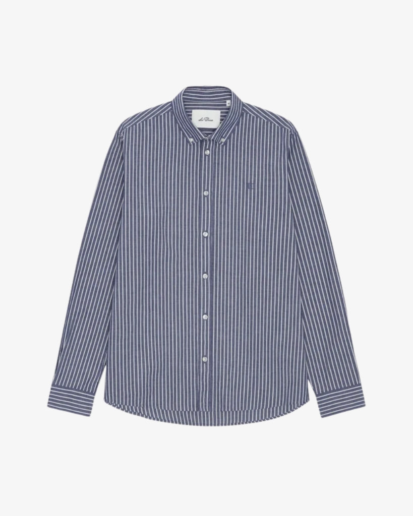 Les Deux Light Oxford Stribet Skjorte