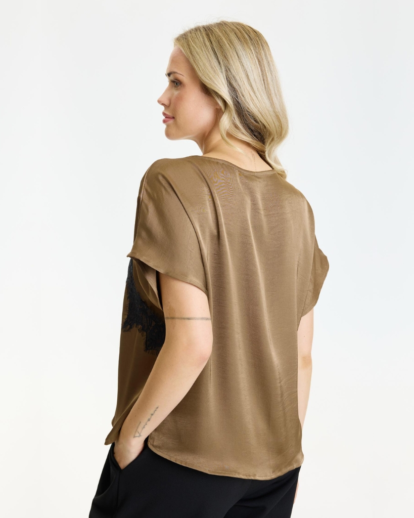 In Front Faye Bluse Brun