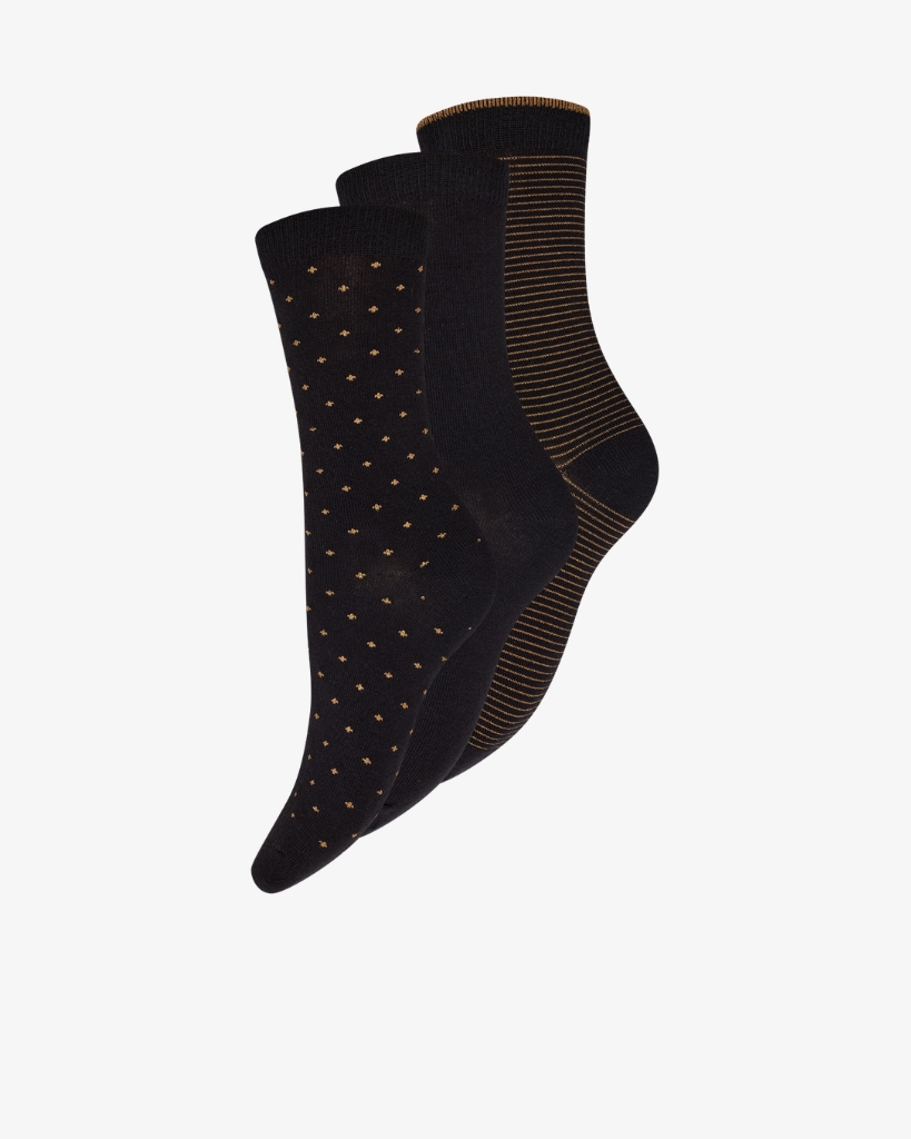 Decoy 3-pack Ankel Strømper