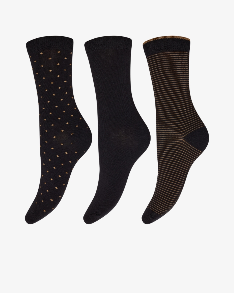Decoy 3-pack Ankel Strømper