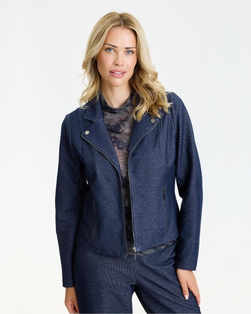 In Front Denim Jakke Blå
