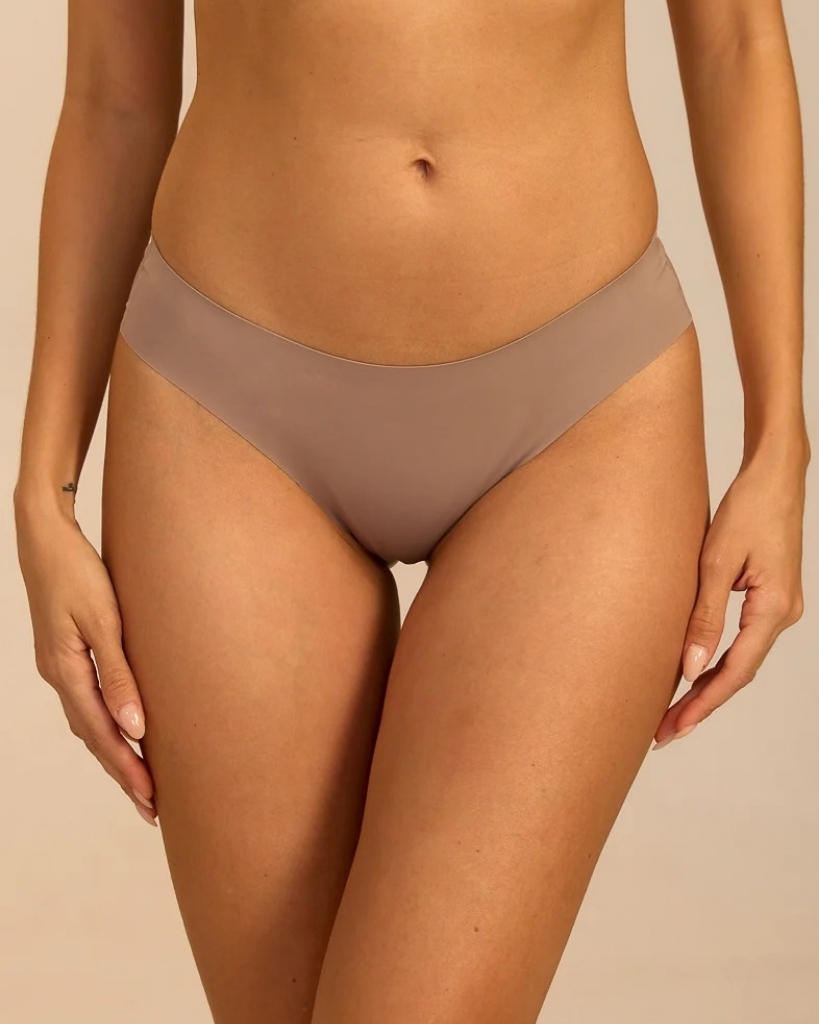 Femifemme Invisible Brazilian Trusse Brun