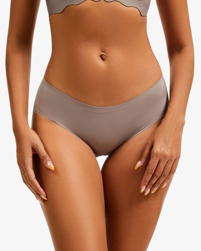 Femifemme Invisible Soft Tai Trusse Brun