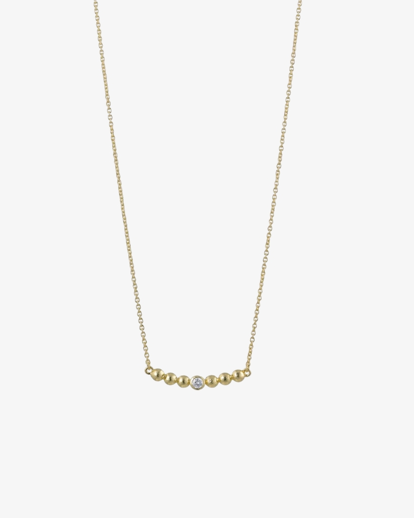 Pure By Nat Zircon Guld Halskæde