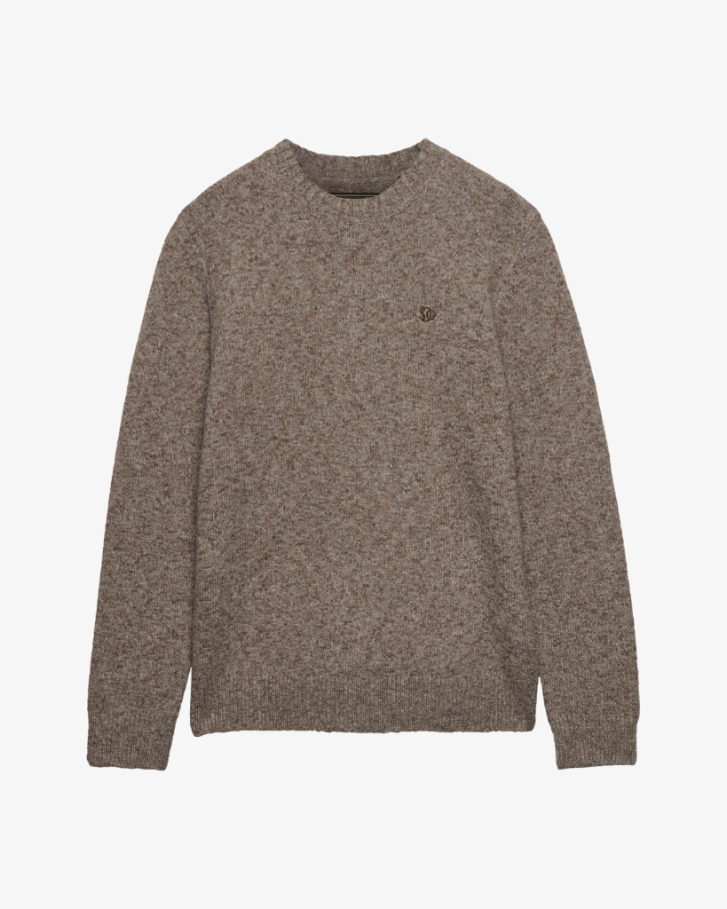 Superdry Cable Strik Lysebrun