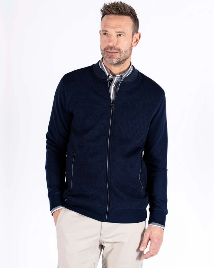 Pre End Carlton Cardigan Navy