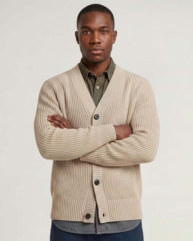 G-Star Essential Strik Cardigan Beige