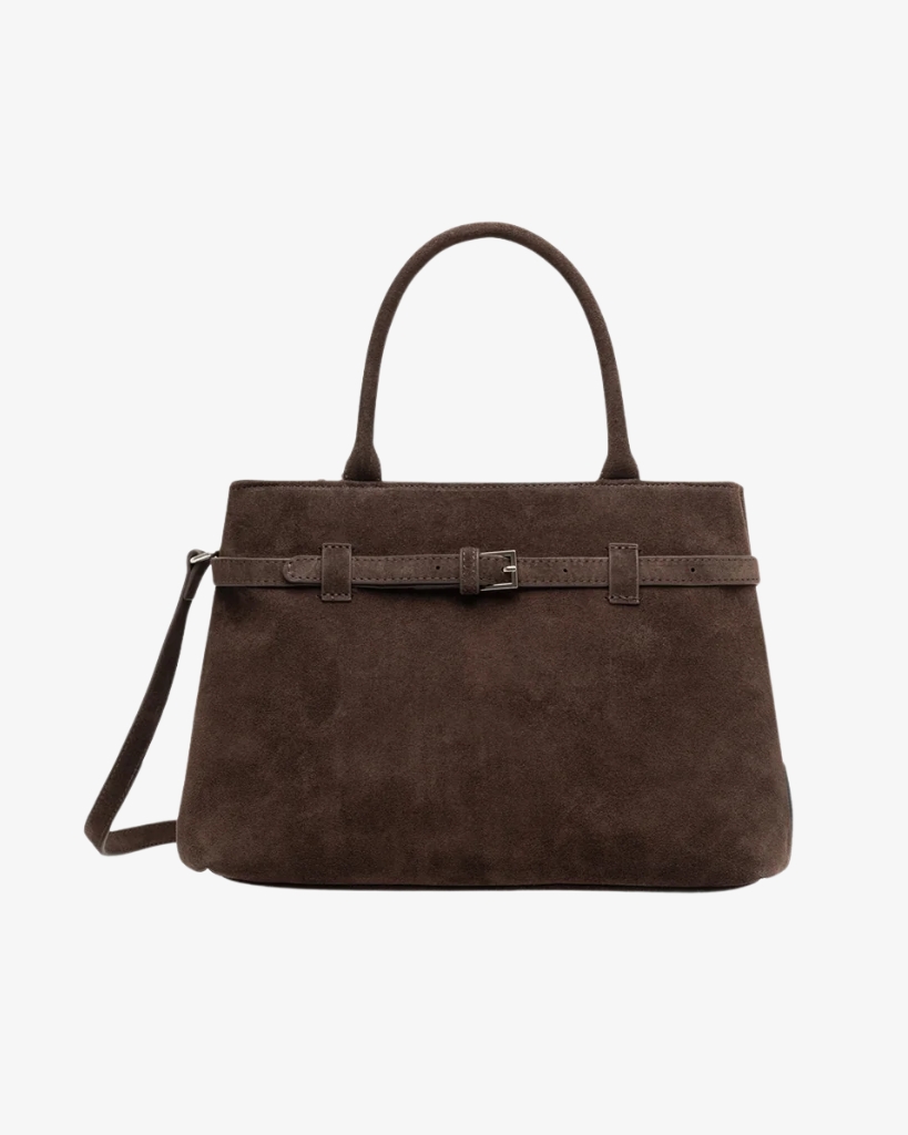 Noella Macie Bag Real Suede Brun