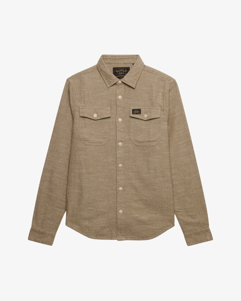 Superdry Workwear Skjorte Lysebrun