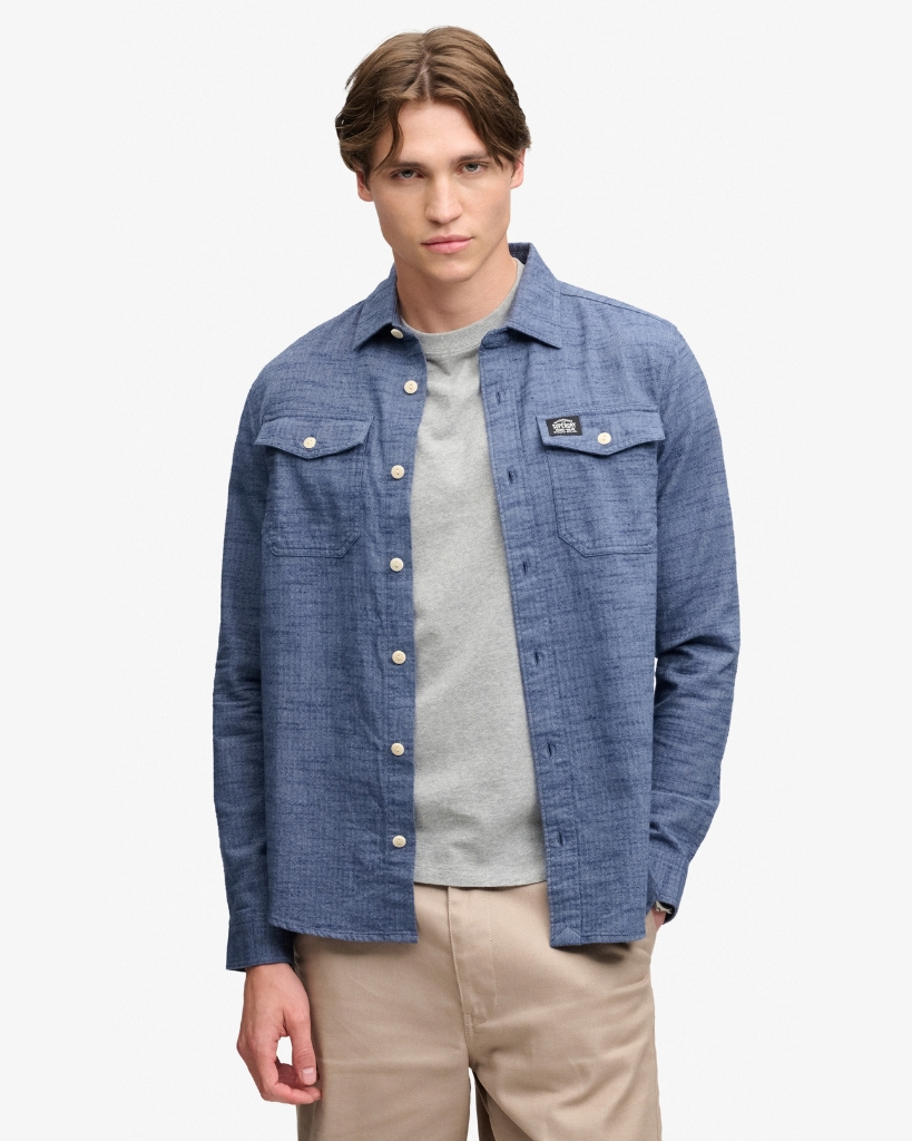 Superdry Workwear Skjorte Blå