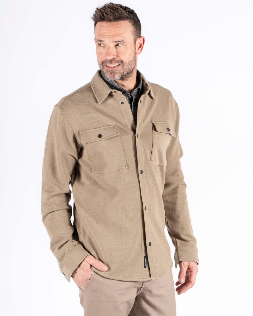 Pre End Jester Overshirt Sand
