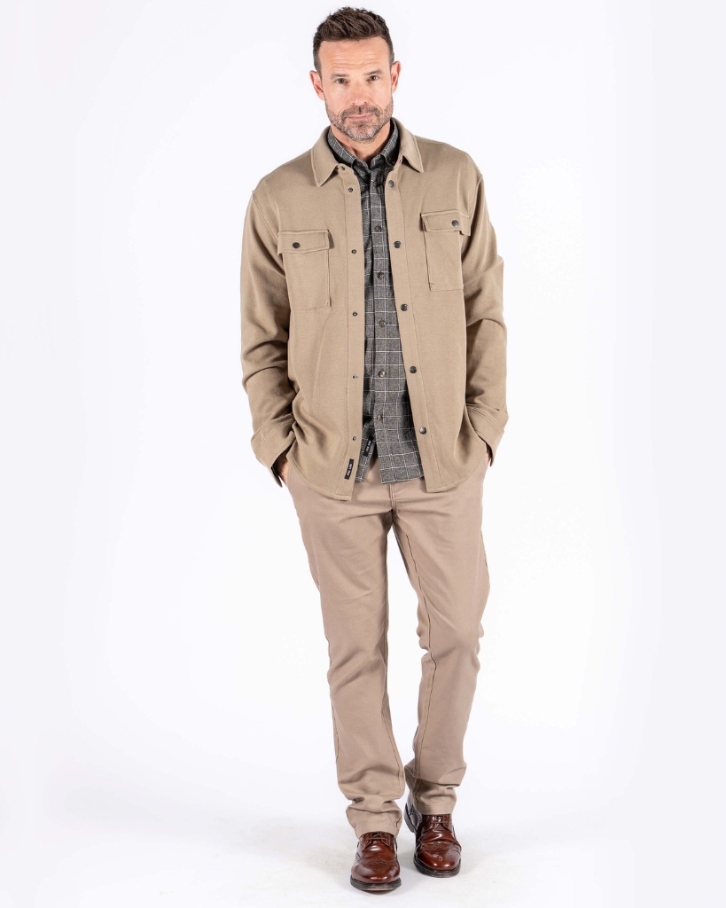 Pre End Jester Overshirt Sand