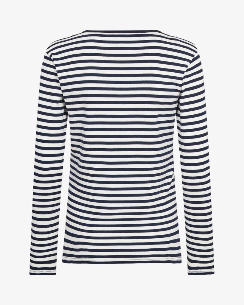 JBS Ribbed Bluse Navy