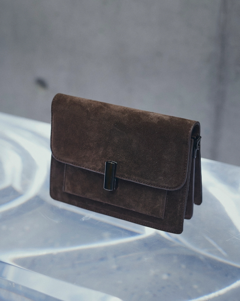Noella Adele Bag Real Suede Brun