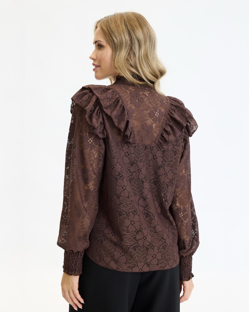In Front Olympia Bluse Brun